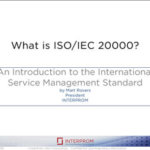 What is ISO-IEC 200000 - Presentation