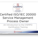 Certified ISO IEC 20000 Service Management Process Owner