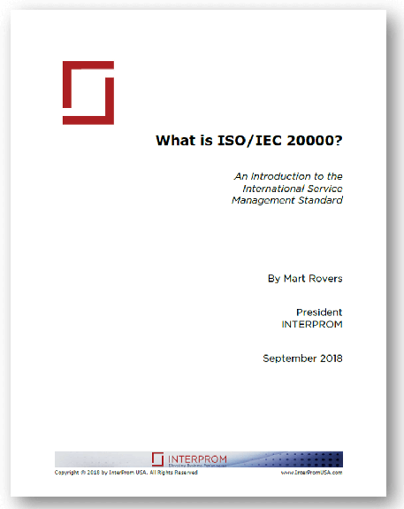 White Paper - What is ISO IEC 20000