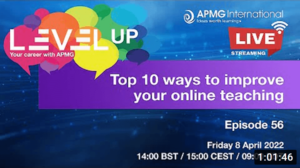 Level Up Episode 56 - Level Up your Career - Top 10 ways to improve your online teaching
